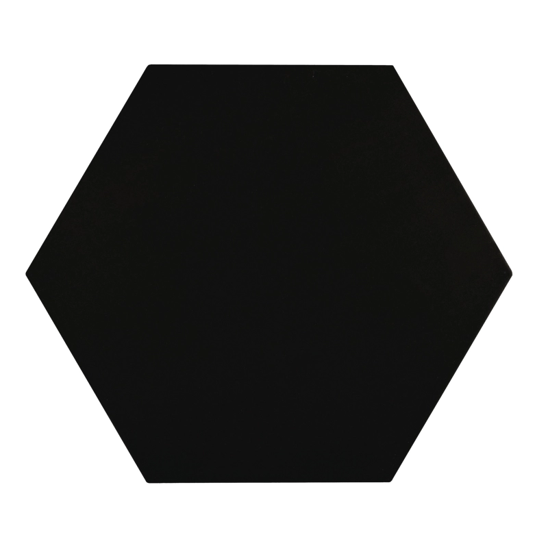 Porcelánico hexagonal MERAKI BASE NEGRO 1ª 19.8x22.8