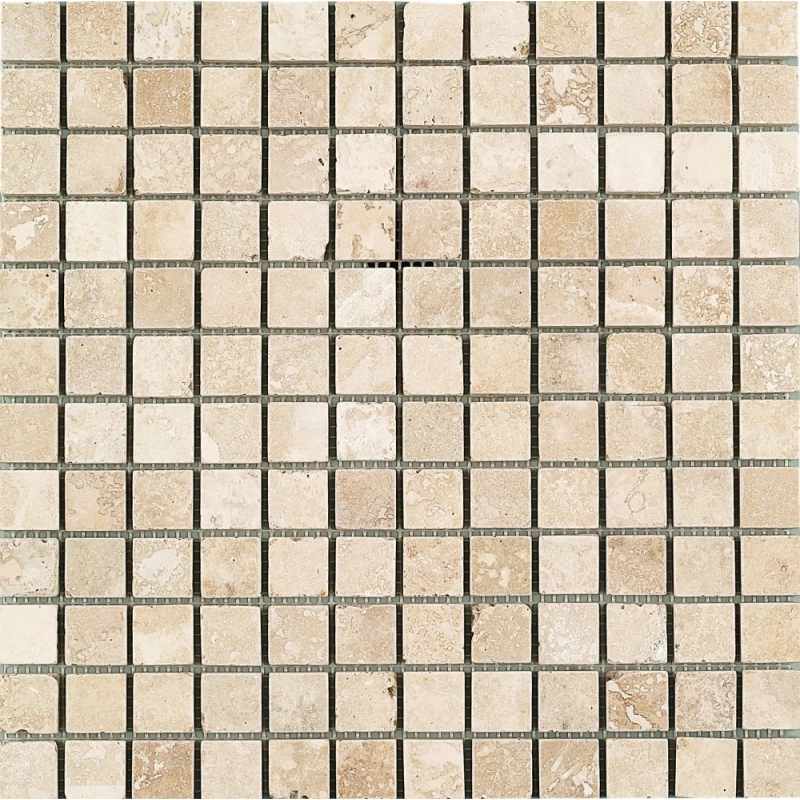 Mosaico mármol travertino ANTALYA-DK 1ª 30.5x30.5
