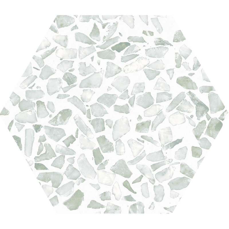 Porcelánico hexagonal RIAZZA HEX GREEN 1ª 23.2x26.7